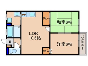 サンハイツセタⅡの物件間取画像